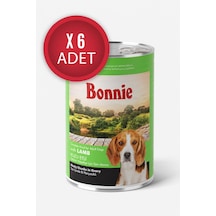 Kuzu Etli Sos İçinde Et Parçacıklı Köpek Konservesi 400g X 6 Adet