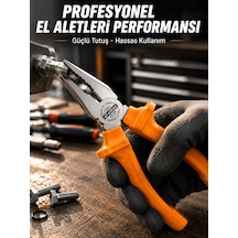 Ergonomik Saplı Hassas Kavrama Dövme Çelik Pense Diğer