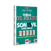 Yargı Yayınları 2027 Kpss Tyt Msü Orijinal Dil Bilgisi Son 15 Yıl Çıkmış Sorular