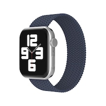 Apple Watch 38mm Uyumlu Ayarlı Solo Silikon Kordon - Lacivert
