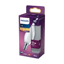 Fılament 25w E14 Ince Duylu Mum Ampul Sarı Işık Beyaz Işık E27 Led Ampul 0 - 250 Watt Yok