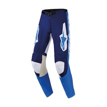 Alpinestars Racer Riway Off-road Motosiklet Pantolonu Mavi Beyaz