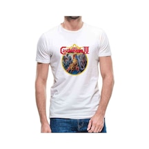 Castlevania Super Castlevania Iv Erkek Beyaz Tshirt