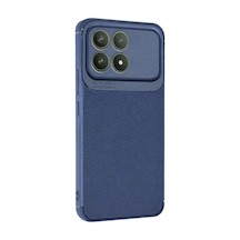 F8 Pro Auto Focus Karbon Kapak - Lacivert