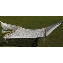 Bilenhamak Çift Kişilik Düğümsüz Lüks Hamak (150 Cm Genişlik) Beyaz