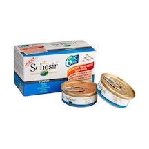 Schesir Multipack Ton Balıklı Konserve Yetişkin Kedi Maması 6 x 50 G