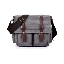 Erkekler İçin Şık Ve Spor Büyük Boy Postacı Çantası, Günlük Kullanım İçin Pratik Ve Dayanıklı Gri