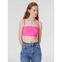 Loft Crop Kadın Atlet Fuchsıa