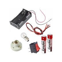 Mini Lamba Deney Seti - Basit Elektrik Deney Seti