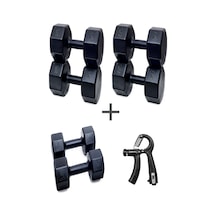 Ps Spor 3 Çift Dambıl Set 5 Kg + 7 Kg +9 Kg + Ayarlanabilir Sayaçlı El Yayı