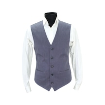 Mentor Regalo Erkek Yelek V Yaka Lacivert Desenli 50611 L