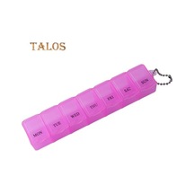 Novahub Pembe Taşınabilir 7 Gün Hap İlaç Kutusu Kutu Tutucu Depolama Organizatör Konteyner Kutuları Sağlık Pembe Pembe