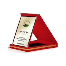 Kişiye Özel Arapça Öğretmeni Kırmızı Plaket - 2