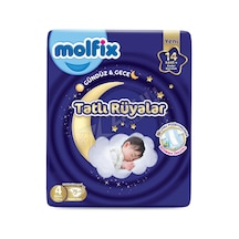 2 Adet Molfix Sweet Dreams Tatlı Rüyalar Maxi Bebek Bezi 76'lı