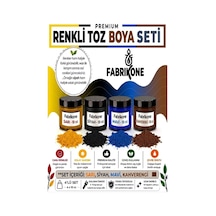 Toz Mum Boyası Seti 10 Cc 4 Lü Soya & Parafin Wax Için Sarı, Siyah, Mavi, Kahverengi Bkfab4srsmkh10g Karışık