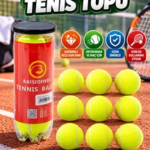 9 Lu Tenis Topu Seti Dayanıklı Keçe Kaplama Antrenman Ve Günlük Kullanım