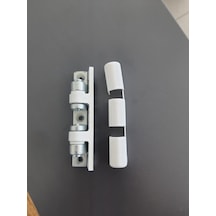 90 Mm Pvc Pimapen Beyaz Quick Çelik Kapı Menteşesi 5 Adet