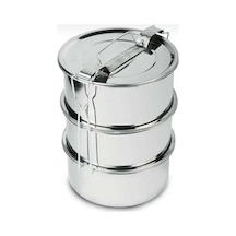 Tek Kişilik Sefer Tası 12 Cm Çapında 3 Lü Gri