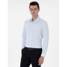 Pierre Cardin Erkek Açık Mavi Gömlek Desenli 50303375-vr003 Açik Mavi