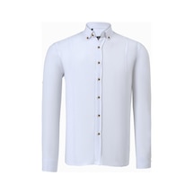 G721 Dewberry Erkek Gömlek-açık Beyaz Açık Beyaz