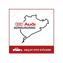 Audi Nürburgring Sticker Audi Sticker Audi Oto Sticker