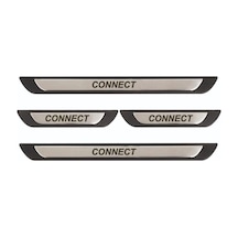 Ford Connect Old Krom Kapı Eşiği 4 Parça Paslanmaz Çelik