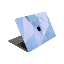 Macbook Air Uyumlu Kılıf Koruyucu Kaplama Laptop Sticker Touchıd'li A2179 İle Uyumlu Marble14 Gri