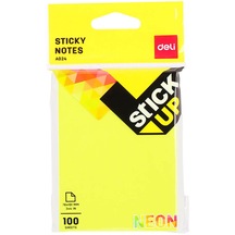 Deli Sticky Notes Yapışkanlı Not Kağıdı 76x101 Neon 100 Yaprak A02402