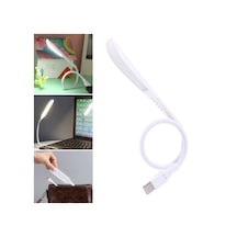 Usb Girişli 3 Kademeli Dokunmatik Led Esnek Kitap Okuma Lambası Renksiz