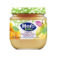 Hero Baby Kavanoz Maması 125Gr Muz Mandalin Armut