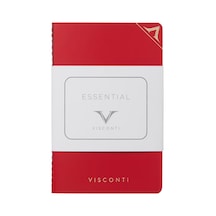 Visconti Essential Kırmızı Small Boy Not Defteri Kq01-red