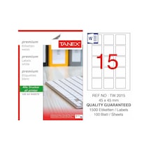 Tanex Tw-2015 Lazer Etiket 45X45