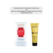 Cell Fusion C Aquatica Stick Güneş Kremi SPF50+ 19 G + The Fair Multi Vitamin Jel Tonik 30 ML
