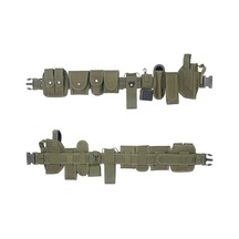 Askeri Yeşil 10 Parça Modüler Taktik Kemer Seti - Çok Amaçlı Kılıflar Ve Dayanıklı Çok Renkli Çok Renkli