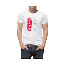 One Punch Man Baskılı Beyaz Erkek Tshirt (531008305)