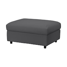 Ikea Gri Şık Kanepe - Saklama Gözlü Puf