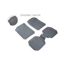 Land Rover Dıscovery 03-16 Kesilebilir Uyumlu Üniversal Tuna Serisi Gri Havuzlu Oto Paspas Takımı