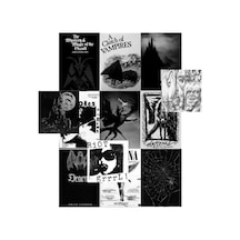Gothıc Grunge Gotik Punk Poster Duvar Kağıdı Seti
