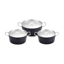 Fissler Adamant 6 Parça Metal Kapak Tencere Seti Renkli