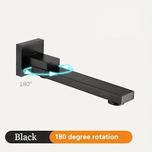 Userfriendly11 Siyah Paslanmaz Çelik Kare Yağmur Duş Başlığı Dönebilen Gizli Monte Su Akış Ayarı Ev Otel Siyah Userfriendly11 Siyah Paslanmaz Çelik Kare Yağmur Duş Başlığı Dönebilen Gizli Monte Su Akış Ayarı Ev Otel Siyah