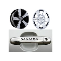 Lada Samara Kapı Kolu Jant Sticker Yapıştırma 8 Adet