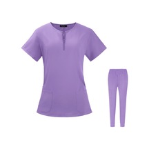 Suntek Üniformalar Fırçalama Seti Hemşire Üst Ve S-mor