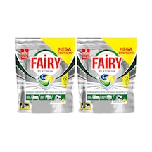 Platinum Bulaşık Makinesi Deterjanı Kapsülü/tableti 72 Yıkama Limon Kokulu 2li Paket