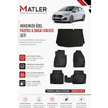 Ford Fiesta 2022 Model 4d Ekstra Havuzlu Paspas Ve Bagaj Havuzu Set