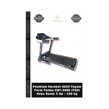 Premium Hareket Aktif Yaşam Form Tutma Kbt-3000 F60 Koşu Bandı 3 Hp - 150 Kg