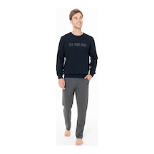 U.S. Polo Assn. Erkek Kışlık Lisanslı Uzun Kol Pijama Takım 18934 Lacivert U.S. Polo Assn. Erkek Kışlık Lisanslı Uzun Kol Pijama Takım 18934 Lacivert