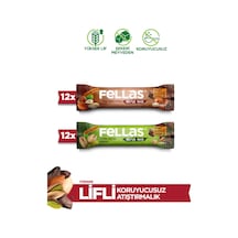 Meyve Bar 40 G Süper İkili Kutu - 24 Adet Karışık Kuruyemişli X 12 + Antep Fıstıklı X 12