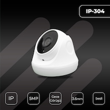 Ip-304s 5 MP Ip Sesli Dome Güvenlik Kamerası