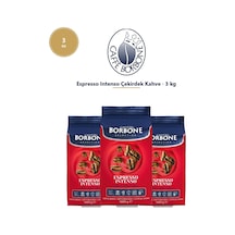 Caffe Borbone Espresso Intenso Çekirdek Kahve 3 Kg 3 Paket - Napoli Usulü Güçlü İçim