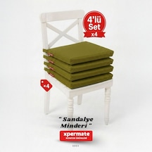 Xpermate 4'lü Sandalye Minderi Su İtici Kumaş 40 x 40 CM Yeşil